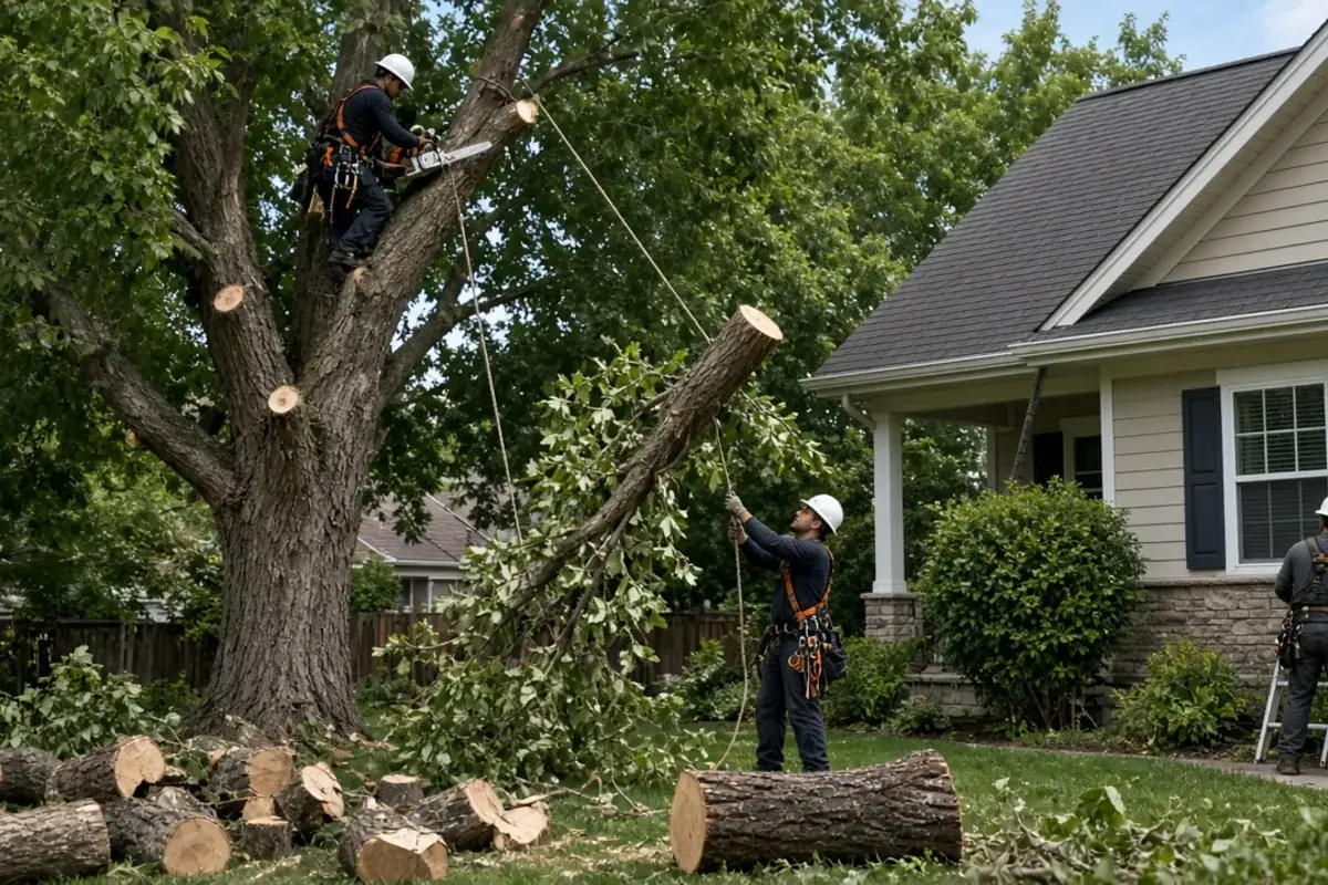 Checking a Boise tree for signs it needs removal
